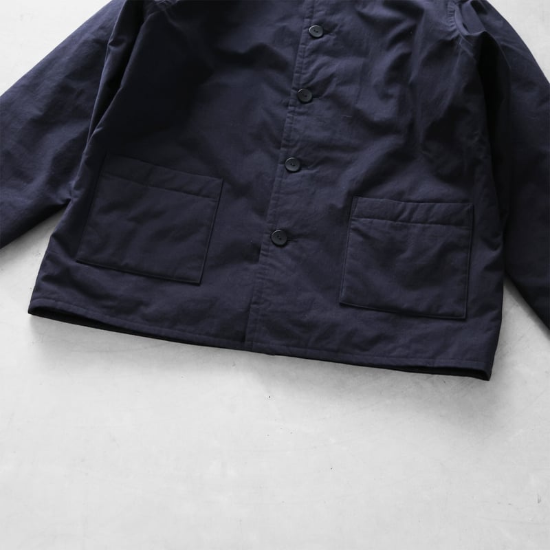 バフクロスsunstate中綿ジャケット（ダークネイビー）【ユニセックス