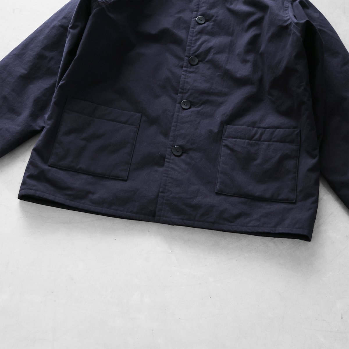 バフクロスsunstate中綿ジャケット（ダークネイビー）【ユニ