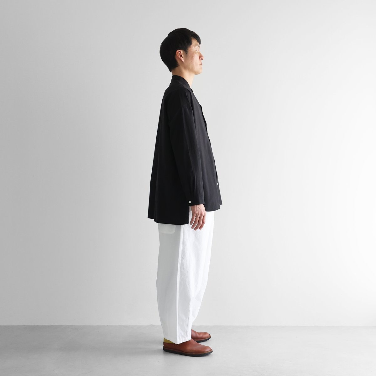 バフクロスバルーンパンツロング(ホワイト)【ユニセックス バフクロスバルーンパンツロング(ホワイト)【ユニセックス