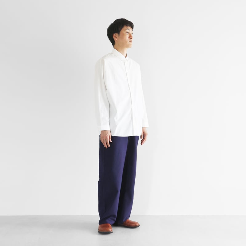 スヴィンオックスワイドストレートワークパンツ(フレンチネイビー