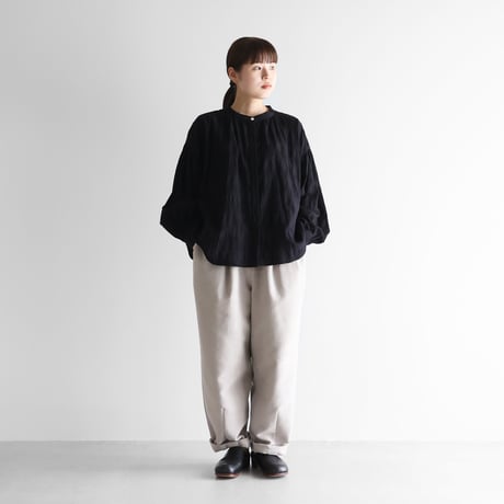 HUIS 504 バフクロス ワイドパンツ（ネイビー）【ユニセックス】新品 バフクロスワイドパンツ（ダークネイビー）【ユニセックス】504