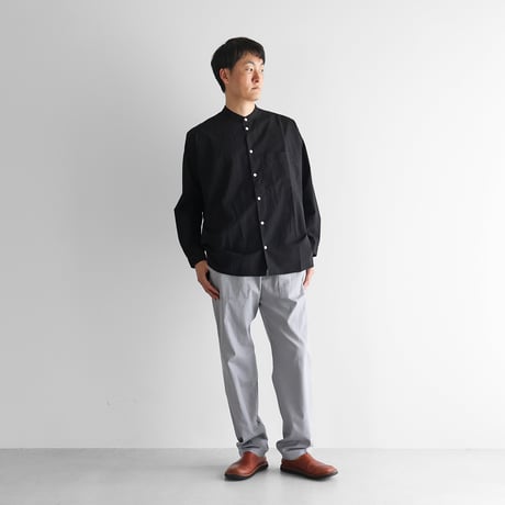 オーガニックコットンライトオックスイージーワークパンツL（ライトグレー）【ユニセックス】507L