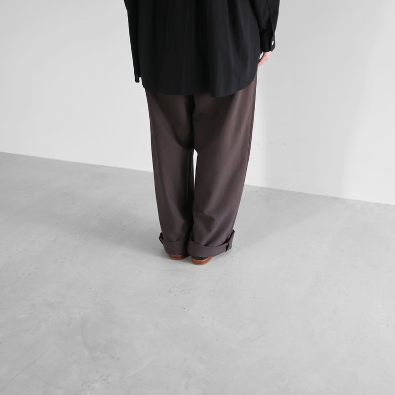 50年代 欧州系 不明 ワークパンツ 厚手綿 ブラウン 不明サイズ 経年使用感 春夏メンズオックスパンツ(ダークブラウン)PEM-8S502 | Peaks Eight