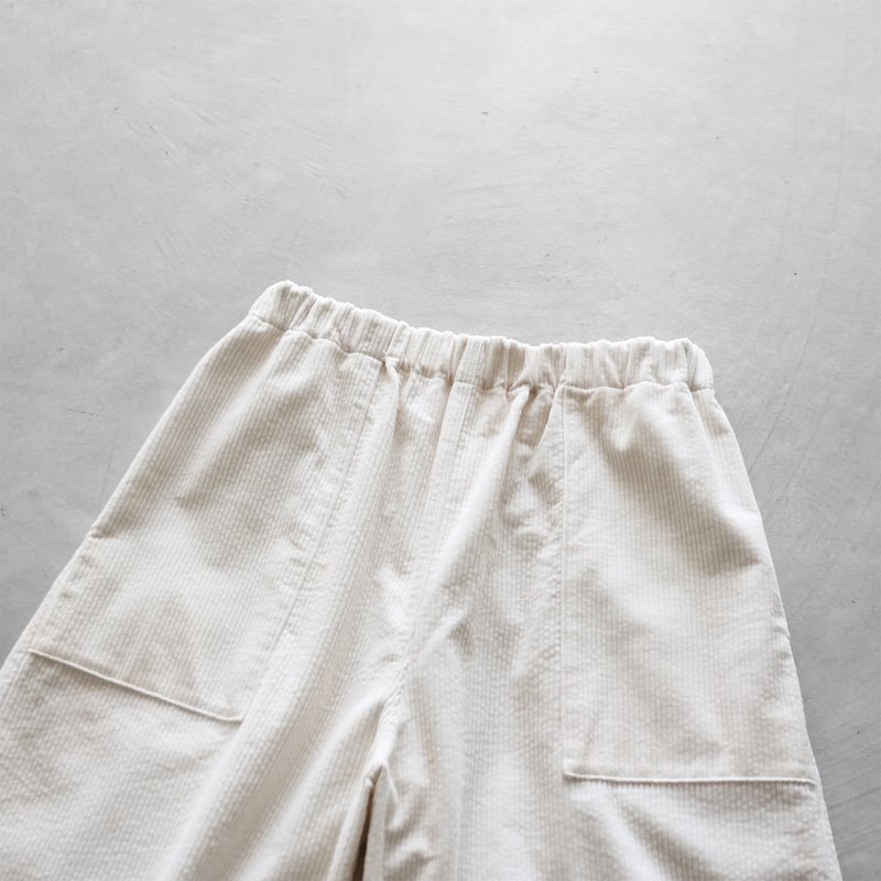 暮らしのおへそ一田さん×HUISコラボ】コーデュロイバルーンパンツ