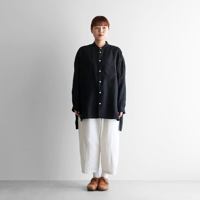 OUTIL バスクシャツ　リネン　ブラック OUTIL ウティ | バスクシャツ 通販 2023AW | asterisk