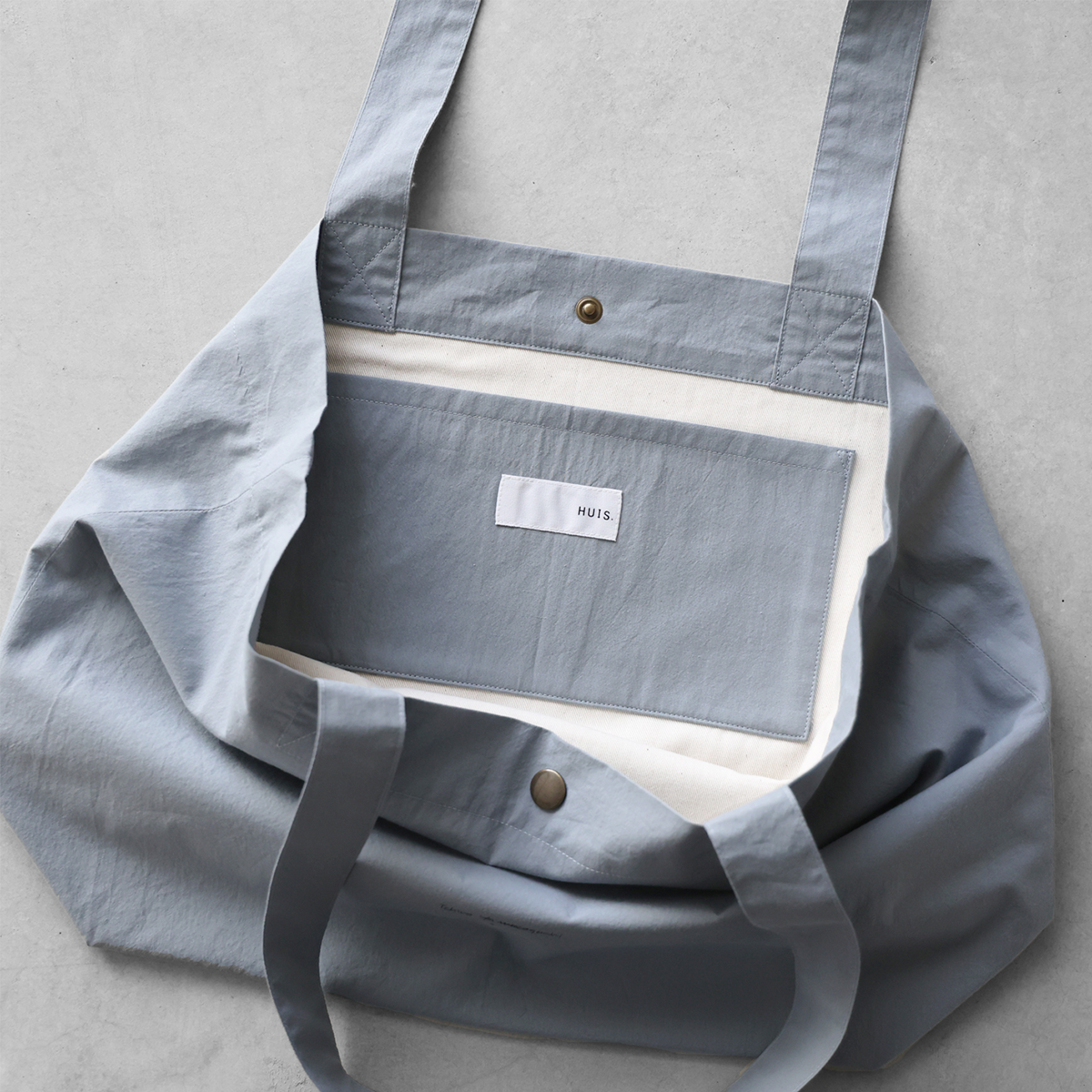 山口一郎×HUIS”限定トートバッグ【shuttle シャトル】（ブルー