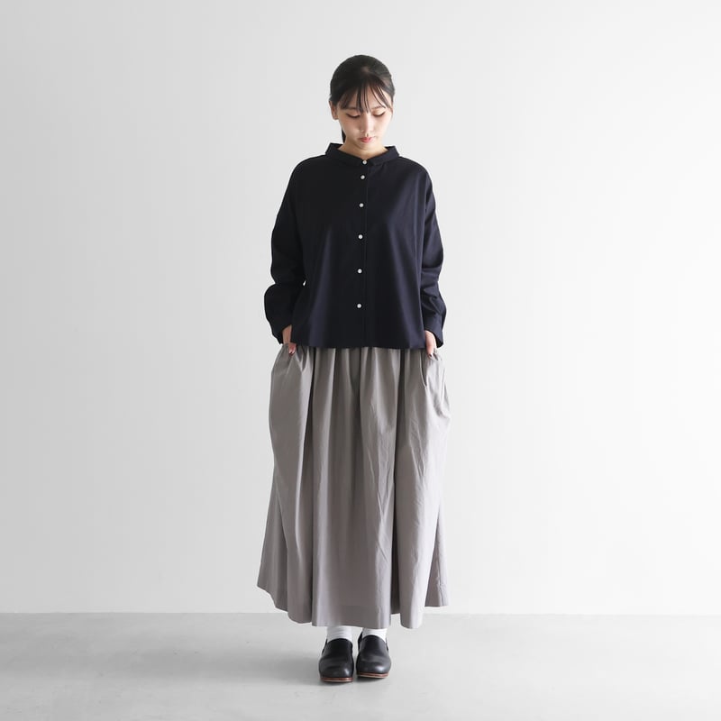 ダークグレー ロングスカート KOEISTORE 裏起毛 マキシスカート ロングスカート レディース 春