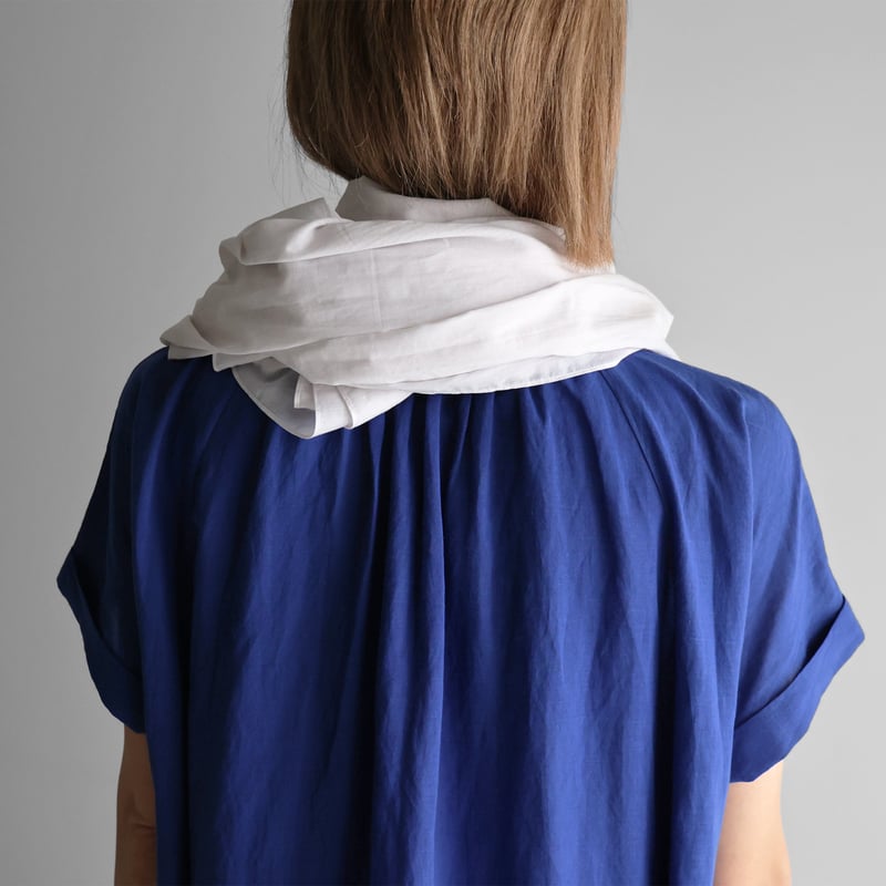 かるふわコットンストール（ラベンダーホワイト）S102 | HUIS onlinestore
