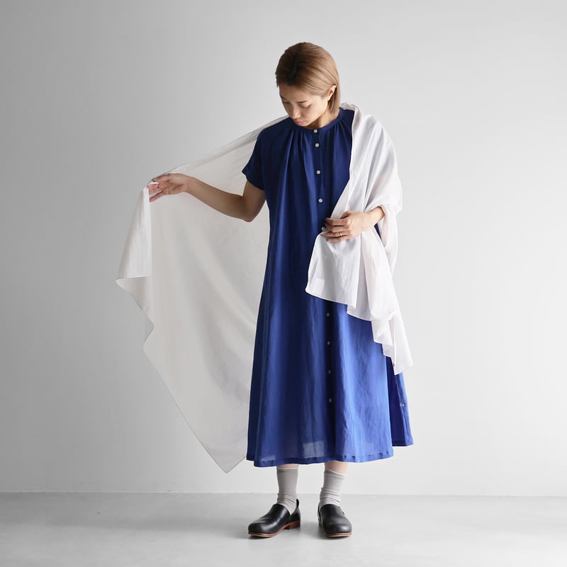 かるふわコットンストール（ラベンダーホワイト）S102 | HUIS onlinestore