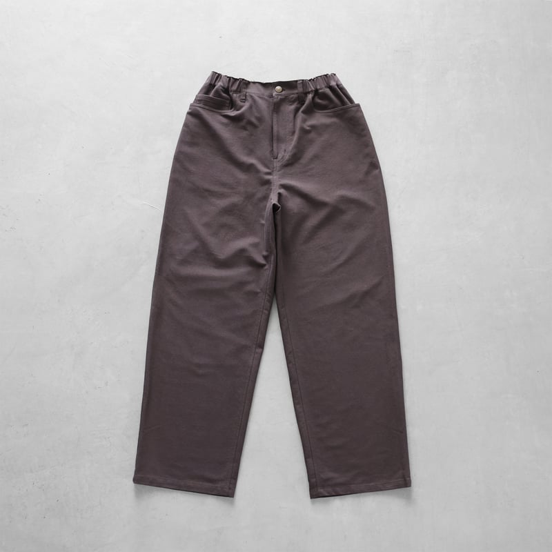 スヴィンオックスワイドストレートワークパンツ(ブラウングレー)【ユニ