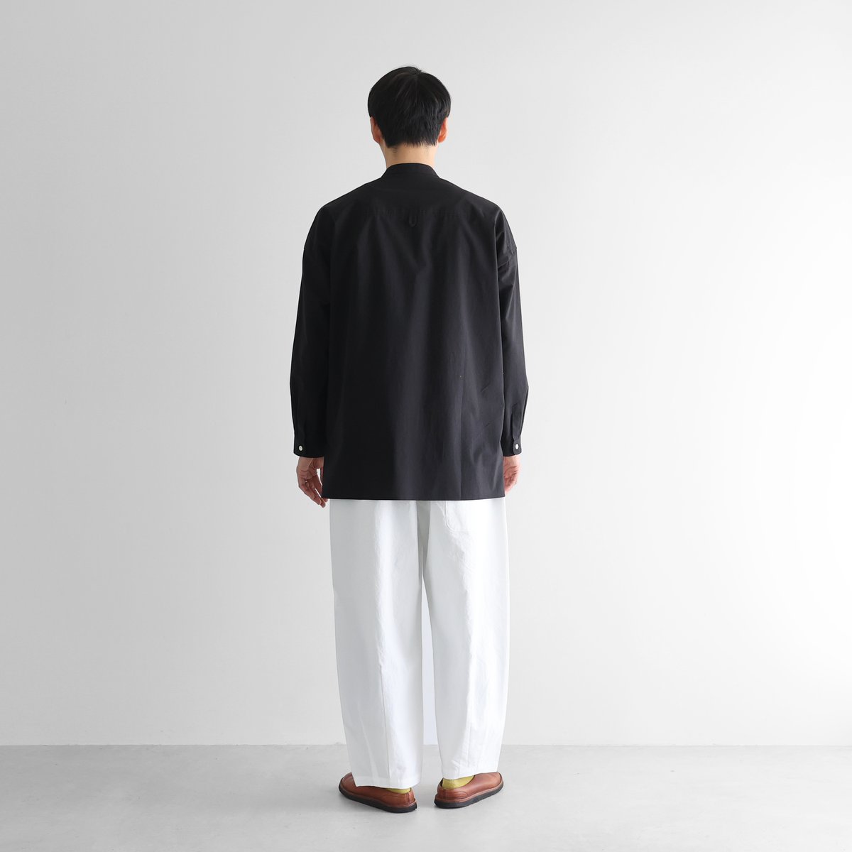 バフクロスバルーンパンツロング（ホワイト）【ユニセックス】506L