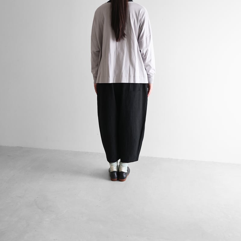 ギザコットンヘンプバルーンパンツ（ブラック）【ユニセックス】506