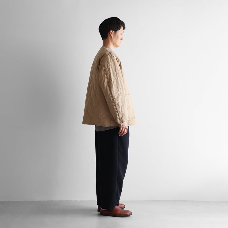 ダウンプルーフコットンsunstate中綿キルティングコート