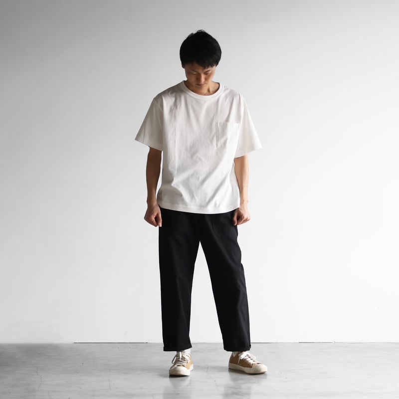 やわらかシーチングコットンイージーワークパンツ（ブラック）【ユニ