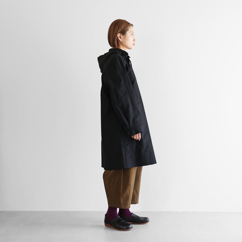 huis遠州織物 ダウンフループ コットンパンツ ダークネイビー　ユニセックス ダウンプルーフコットンワイドパンツ（ダークネイビー）【ユニ