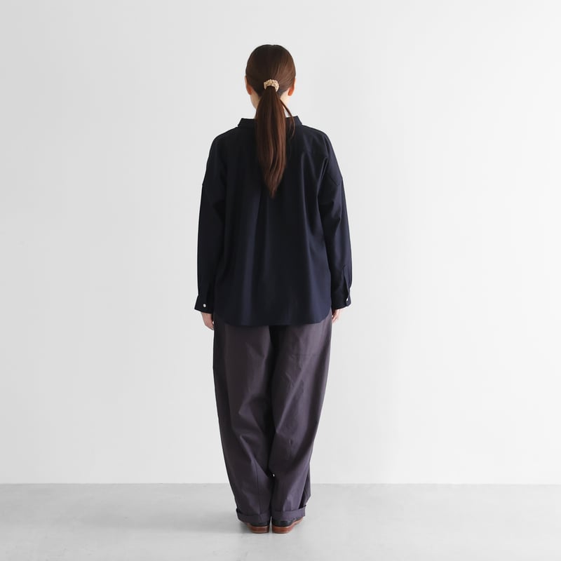 値下げ　新品HUIS 506L パラシュートクロスバルーンパンツロング（ダークグレー）【ユニ