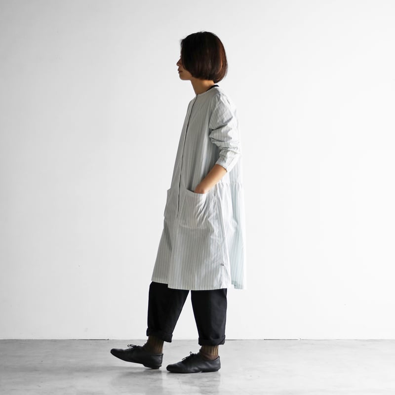 HUIS.コットンパンツ　黒 やわらかシーチングコットンイージーワークパンツ（ブラック
