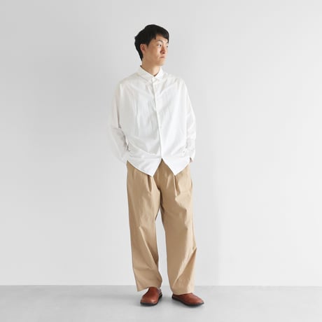 バフクロスワイドパンツ（ビスケット）【ユニセックス】504