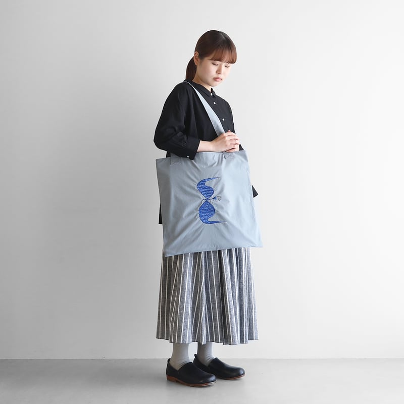 山口一郎×HUIS”限定レコードバッグ【bluebird ブルーバード】（ブルー