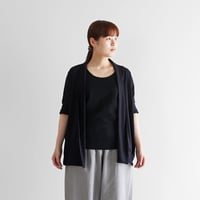 やわらかラミーリネンスカートパンツ（ダークネイビー）【ユニセックス