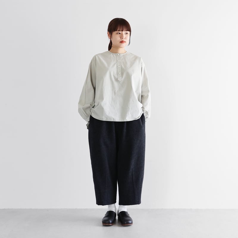 ババグーリ 厚手ウール バルーンパンツ M ブラック パンツ - パンツ
