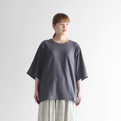 スニーカー2点セット　HUIS in house スヴィンコットン長袖 HUIS in house］SUVIN COTTONカーディガン（シルバーグレー
