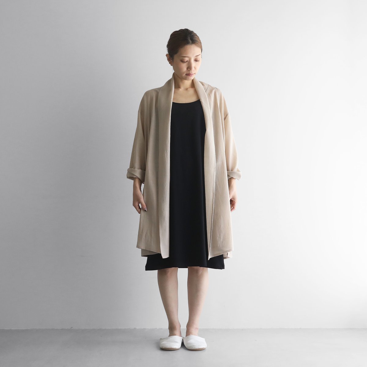 HUIS in house］SUVIN COTTONストレッチ天竺キャミソール