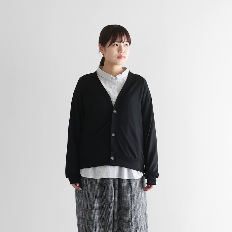 HUIS in house］メリノオプティモウォッシャブルウールカーディガン