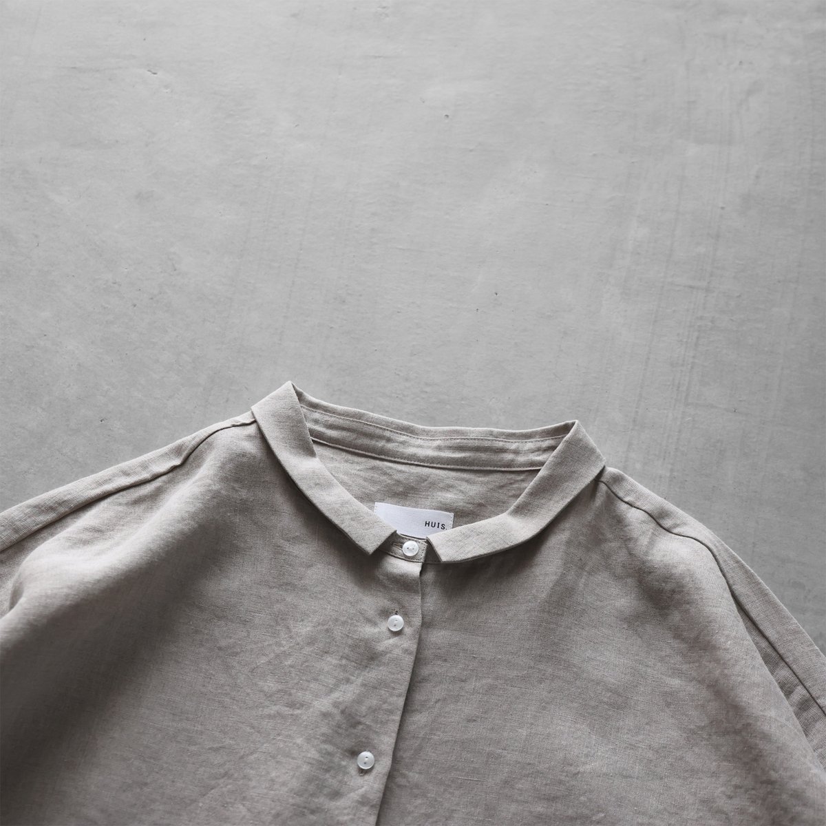 オールドレピアリネンワイドブラウス（きなり）【レディス】U102