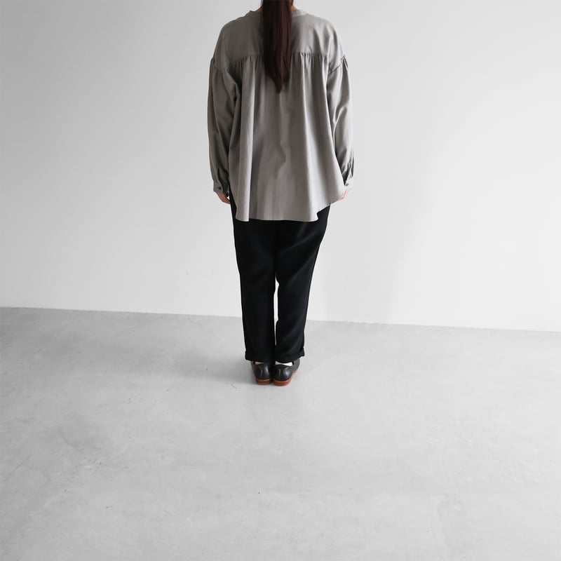 厚手モールスキンイージープレーンパンツ（ブラック）【ユニセックス