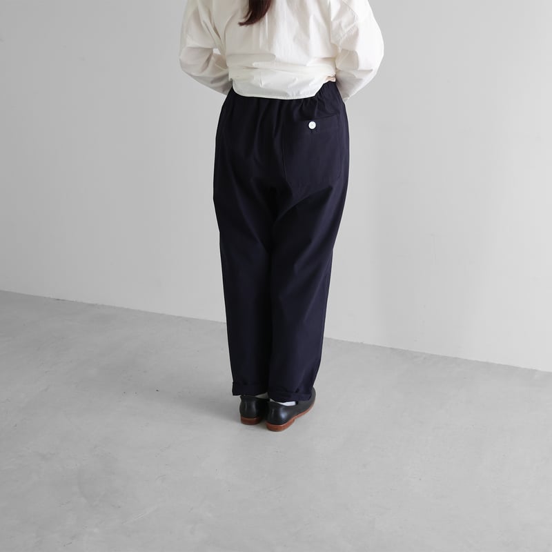 バフクロスイージーワークパンツ（ブラックネイビー）【ユニセックス  