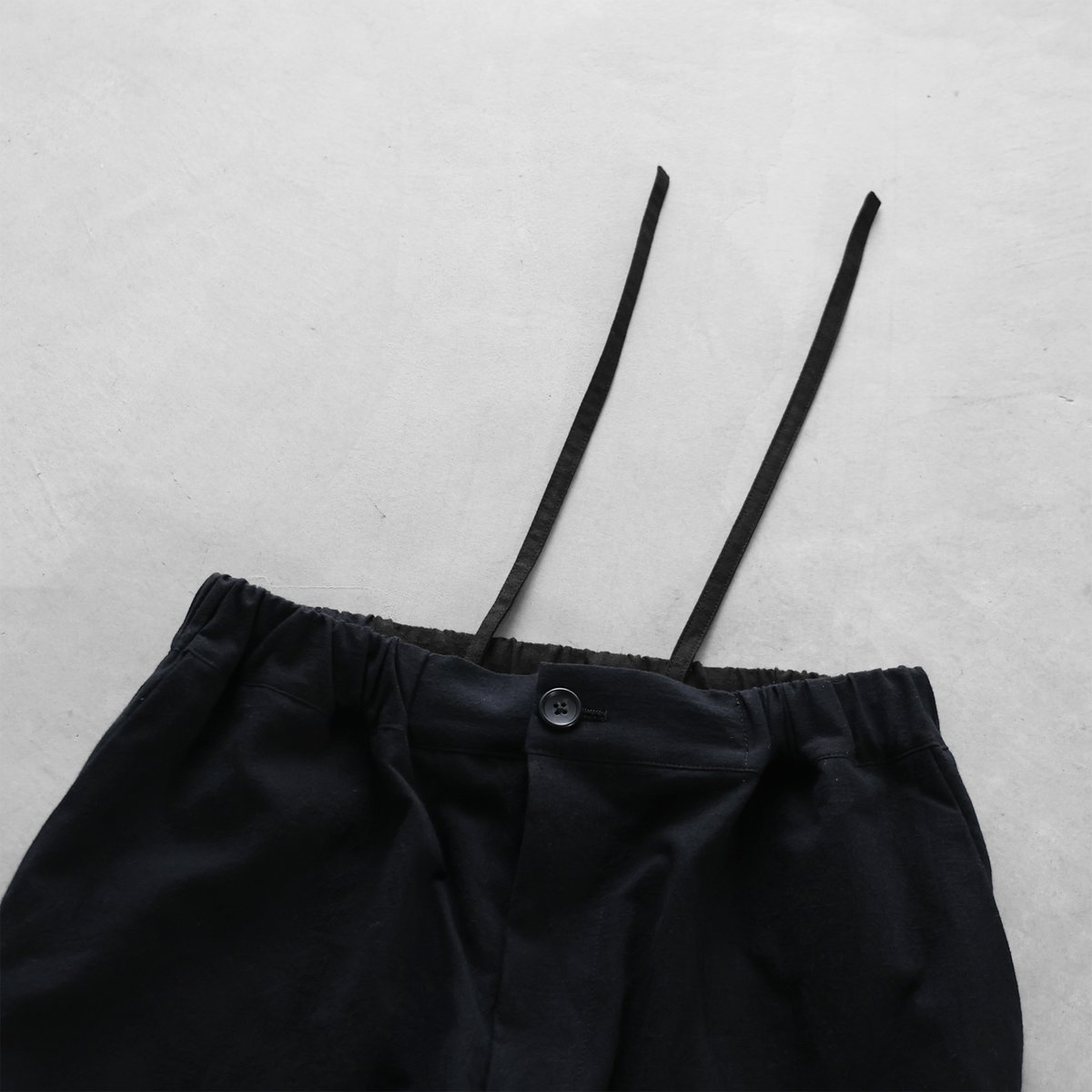 やわらかシーチングコットンイージーパンツ（ブラック）【ユニセックス