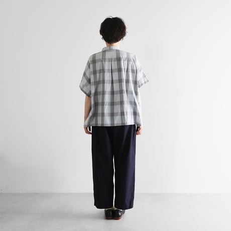 ばちばちタイプライタークロスワイドパンツ（ダークネイビー）【ユニセックス】504