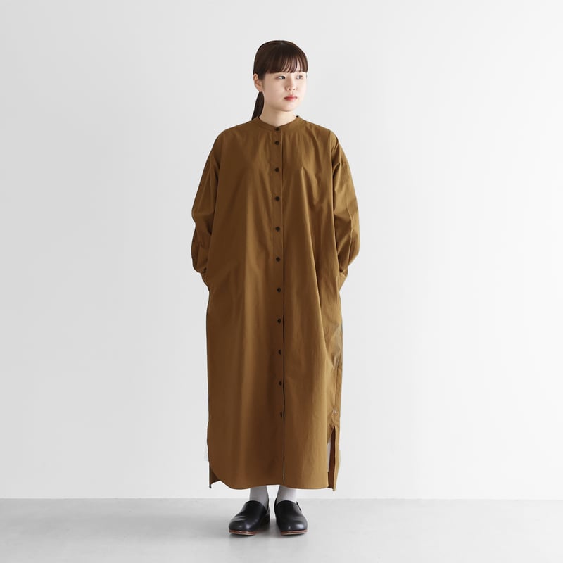 美品 ティッカ ウールロングシャツ チュニック 長袖 ワンピース 秋 キャメル 美品 ティッカ ウールロングシャツ チュニック 長袖 ワンピース 秋