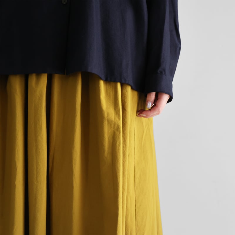 オーガニックコットンロングスカート（ピクルス）【レディス】U402