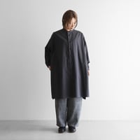 やわらかラミーリネンスカートパンツ（ダークネイビー）【ユニセックス