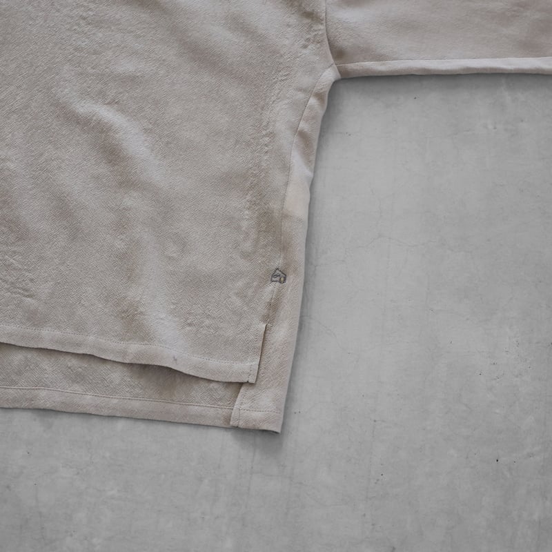 ウォッシャブルウールワイドプルオーバー（グレージュ）【レディス