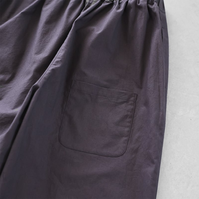 パラシュートクロスバルーンパンツロング（ダークグレー）【ユニ