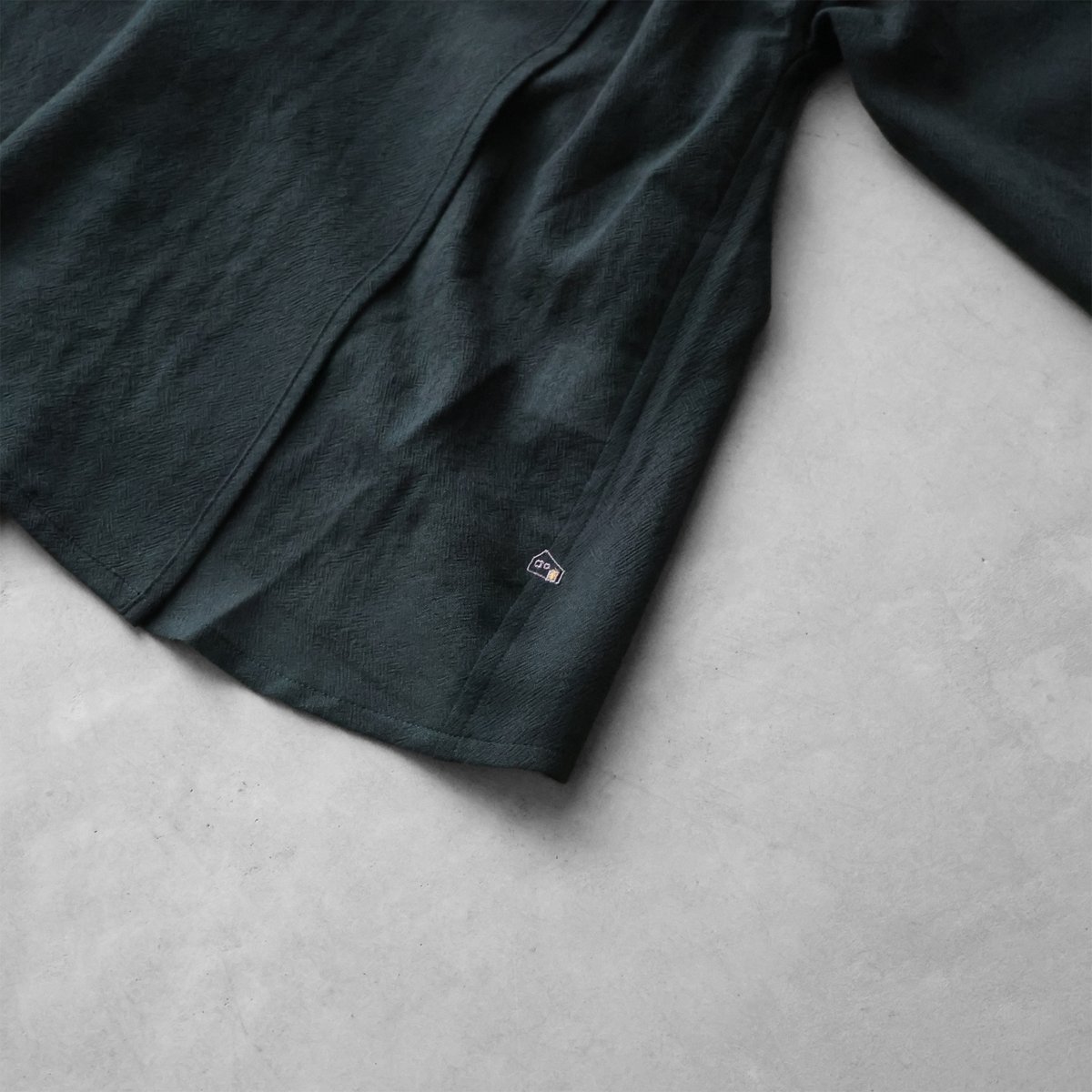 ウォッシャブルウールカーディガン（ダークグリーン）【ユニセックス