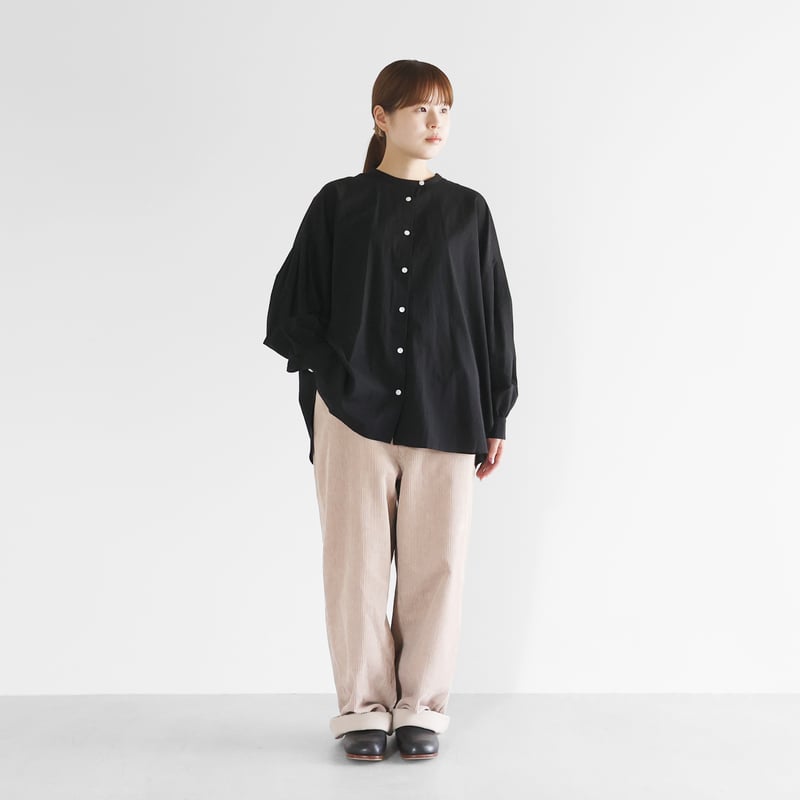 シャトルコーデュロイワイドストレートワークパンツ(太畝・ピンク