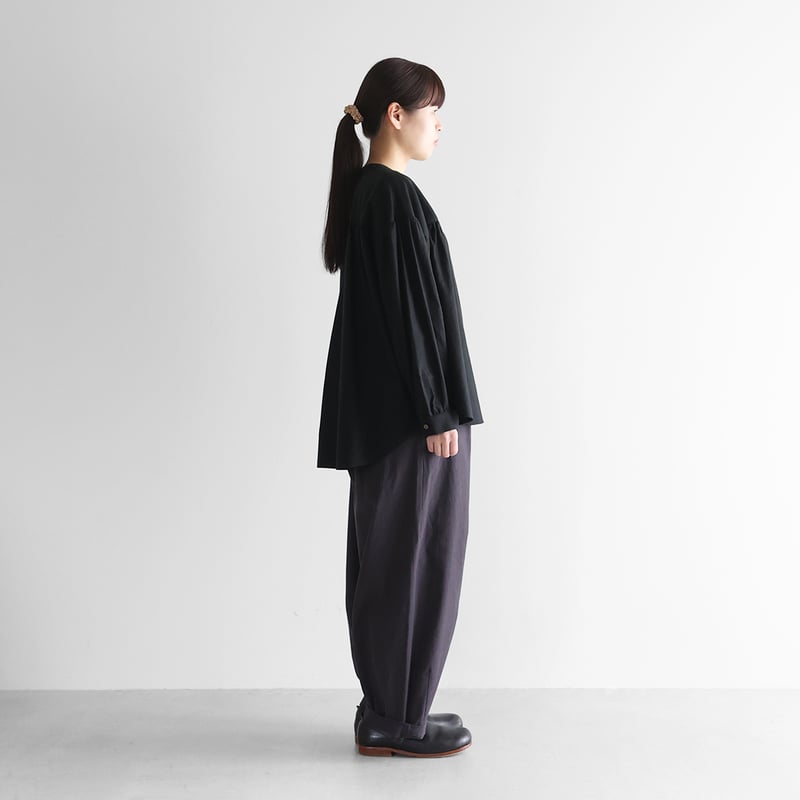 バフクロスバルーンパンツロング（ダークグレー）【ユニセックス】506L