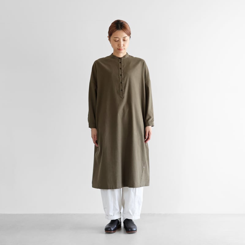 IKKUNA 「オーガニックコットン」 ワンピース a dress 栗色 IKKUNA 「オーガニックコットン」 ワンピース a dress 栗色 IKKUNA