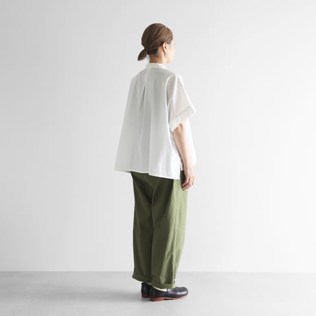 バフクロスワイドパンツ（カーキ）【ユニセックス】504