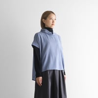 HUIS オールドレピアリネンロングスカートL ダークネイビー U402L オールドレピアリネンロングスカートL（ダークネイビー）【レディス