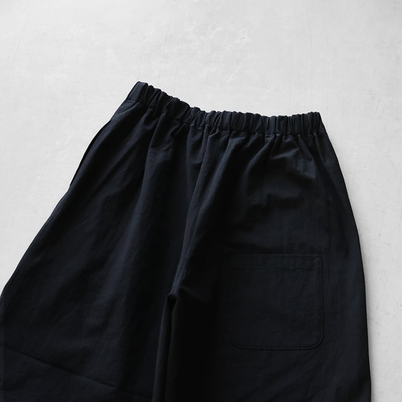 ギザコットンヘンプバルーンパンツ（ブラック）【ユニセックス】506