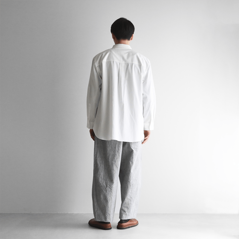 Hiroです★FRANK コットンシャツ 白シャツ 100双糸・プレミアムコットンシャツ/40代50代からのメンズ