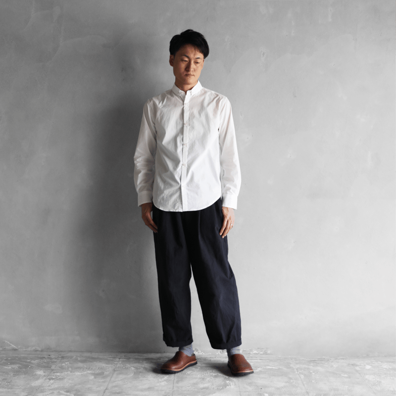 オーガニックコットンシャツ【ユニセックス】002 | HUIS onlinestore