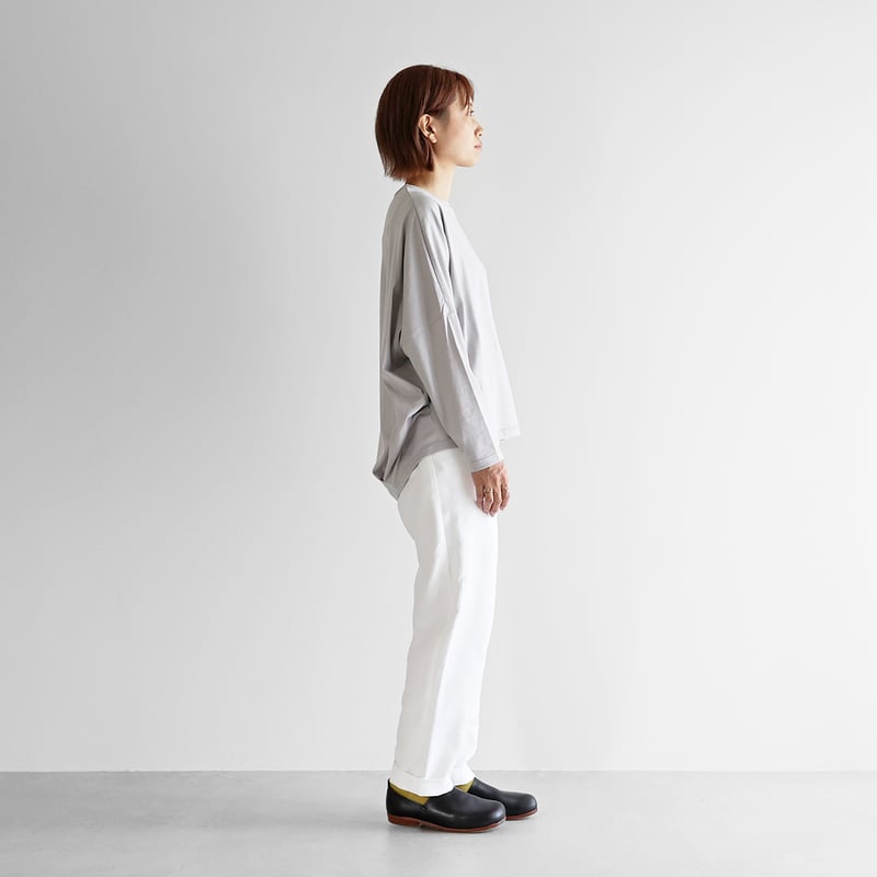 モールスキンイージーパンツ（ホワイト）【ユニセックス】513 | HUIS