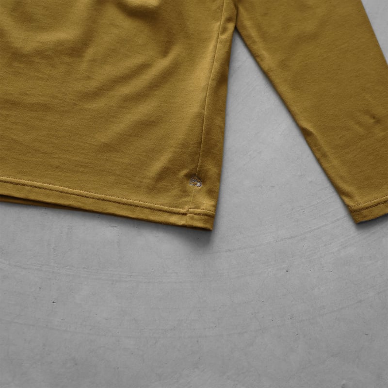 HUIS in house］SUVIN COTTON長袖ゆるタートルネックカットソー