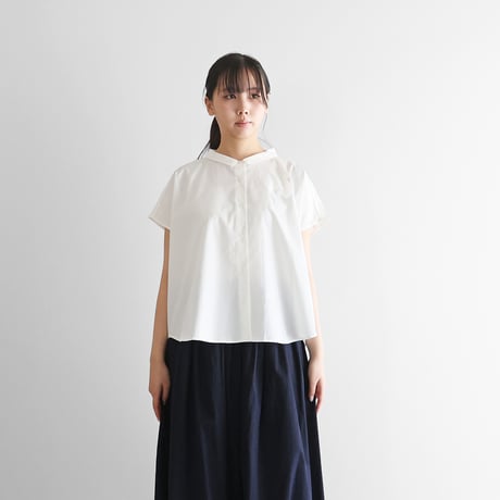 HUIS ハウス　コードレーンフレンチスリーブワイドブラウス　ホワイト CATEGORY レディス | HUIS onlinestore